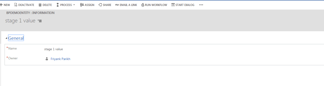 Existing Record with BFP after